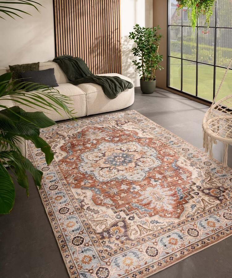 Heritaged Vintage buitenkleed Valenca Fino terracotta 230x330 cm