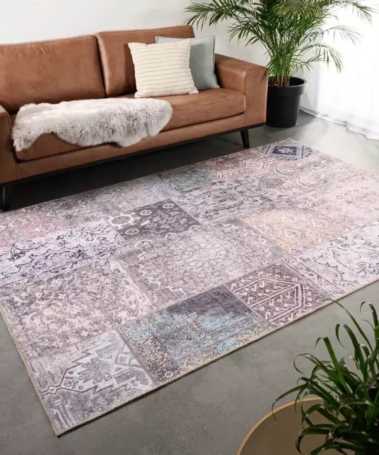 Heritaged Patchwork vloerkleed Fade Dreamer beige 190x290 cm