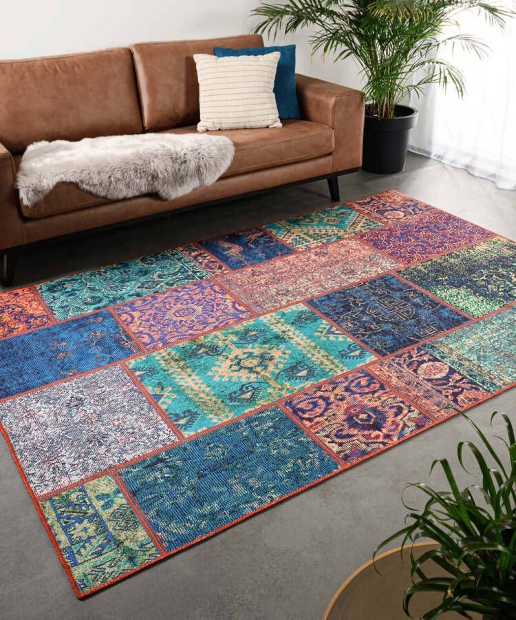Heritaged Patchwork vloerkleed Fade No.1 multi 140x200 cm
