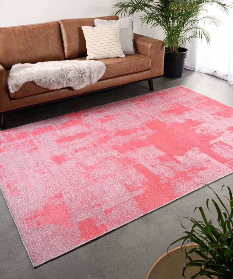 Heritaged Vintage vloerkleed Fade Mystic roze 230x330 cm