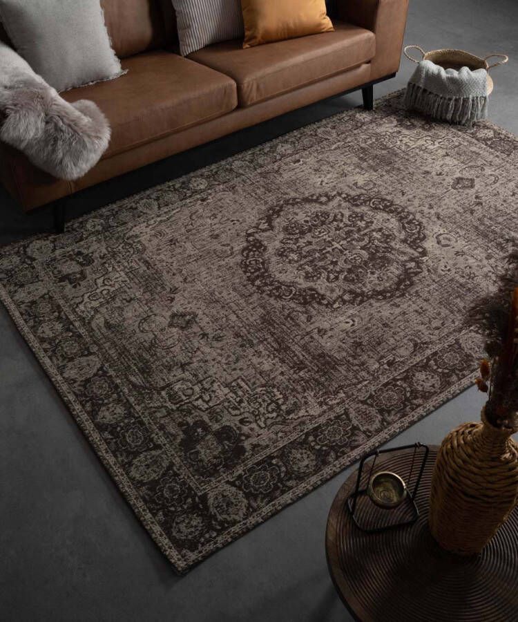 Heritaged Vintage vloerkleed Traditions grijs|taupe 140x200 cm