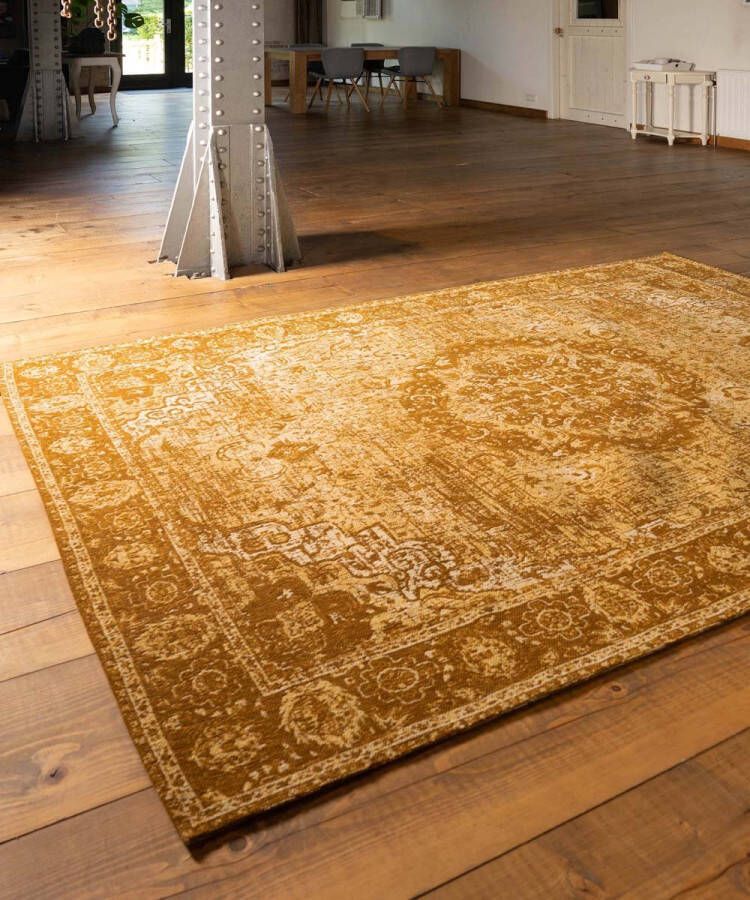 Heritaged Vintage vloerkleed Traditions okergeel 240x340 cm