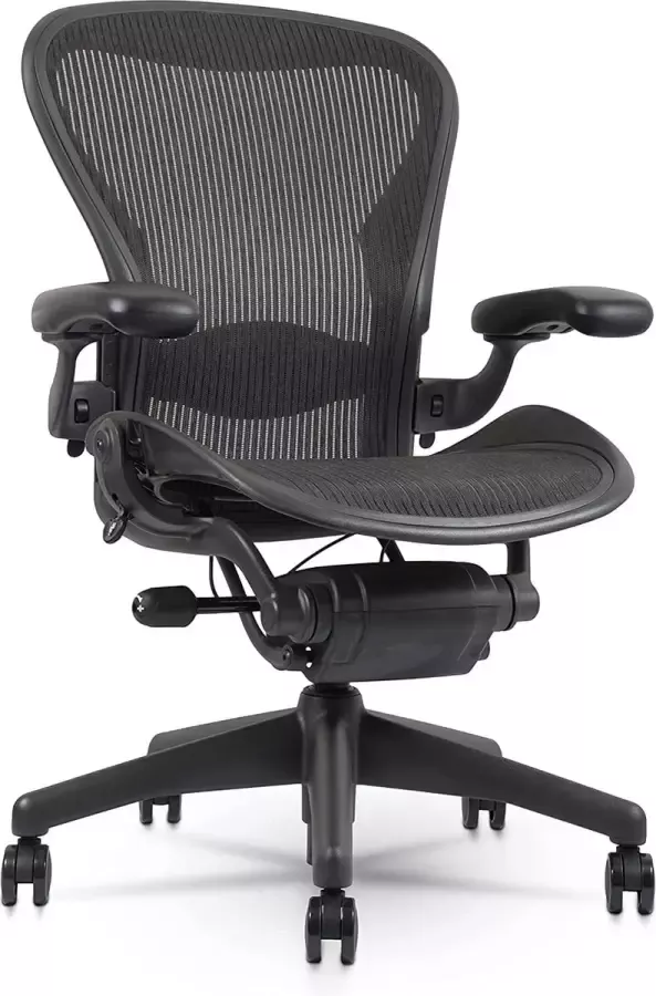 Herman Miller Aeron Bureaustoel Full options Graphite Refurb