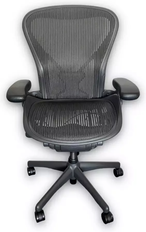 Herman Miller Aeron incl. lumbar support (full option) bureaustoel maat B refurbished met garantie