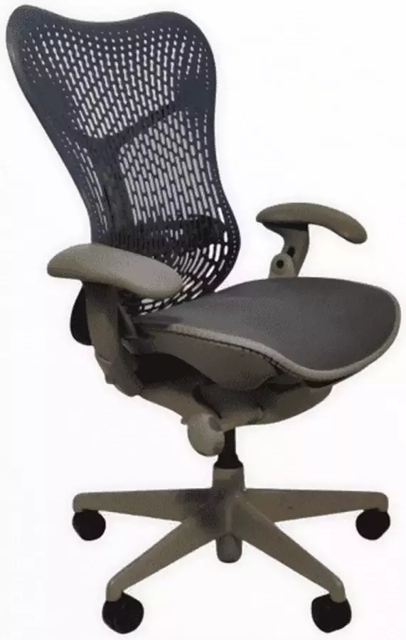 Herman Miller Mirra Shadow blue Fog bureaustoel refurbished (als nieuw)!