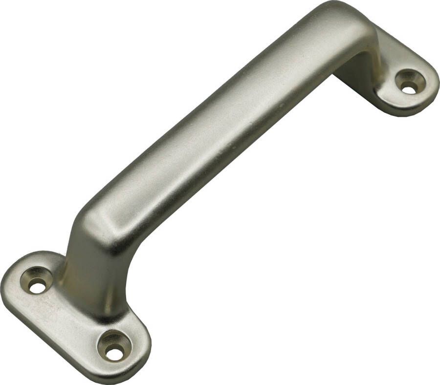 Hermeta hand- en meubelgreep 110 mm opschroevend nieuw zilver 4255-02