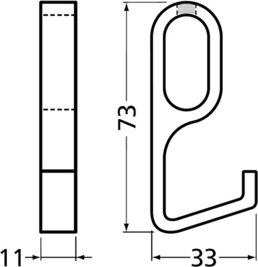 Hermeta JASHAAK ENKEL GARDELUX-1 MAT ZWART (1201-18E)