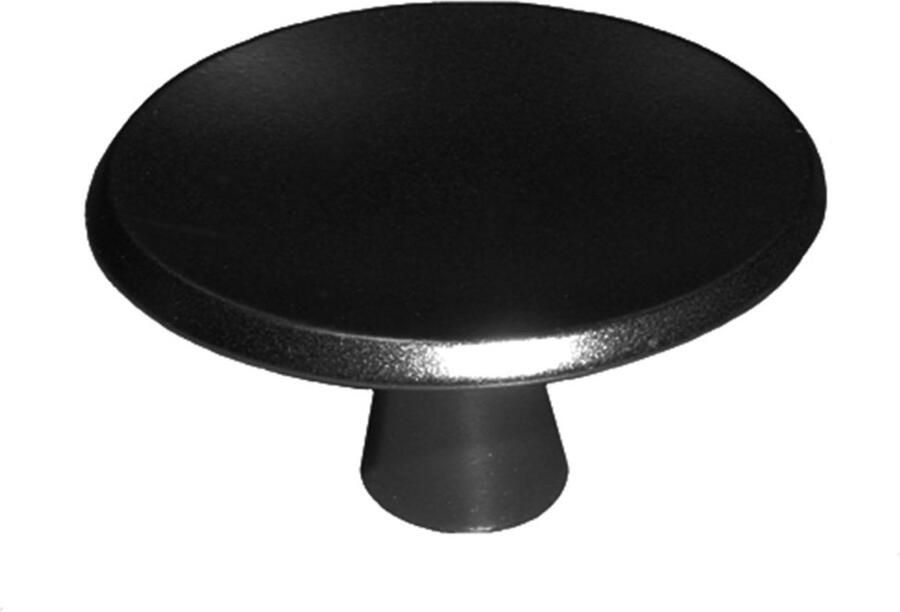 Hermeta KNOP ROND 35MM + BOUT M4 ZWART (3752-70E)