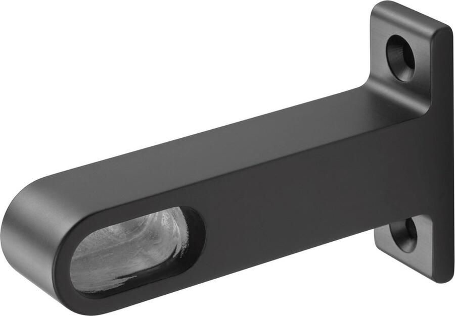 Hermeta STEUN EIND GARDELUX-1 MAT ZWART (1190-18E)