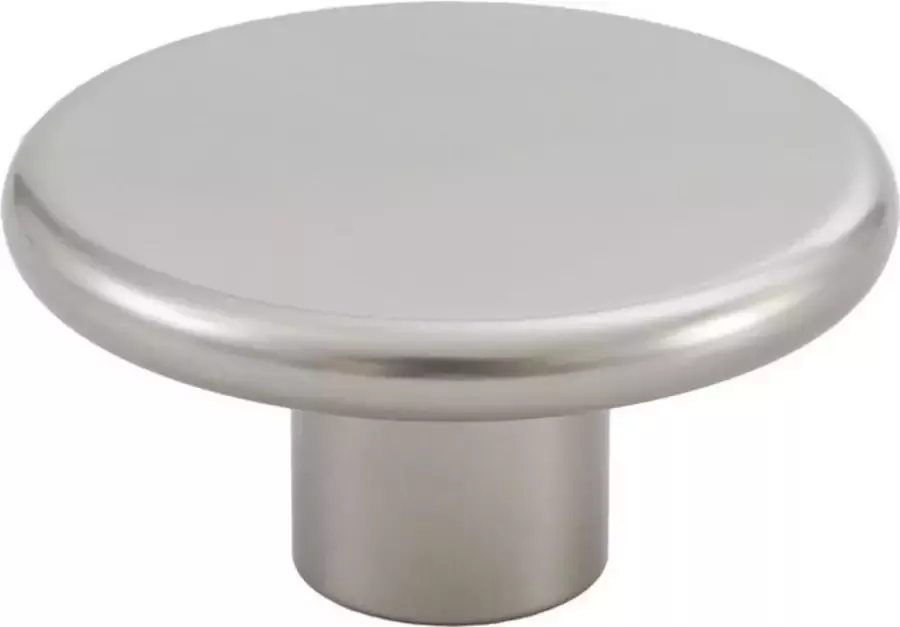 Hermeta meubelknop aluminium mat ø50 mm tapgat M4 -3755-11e