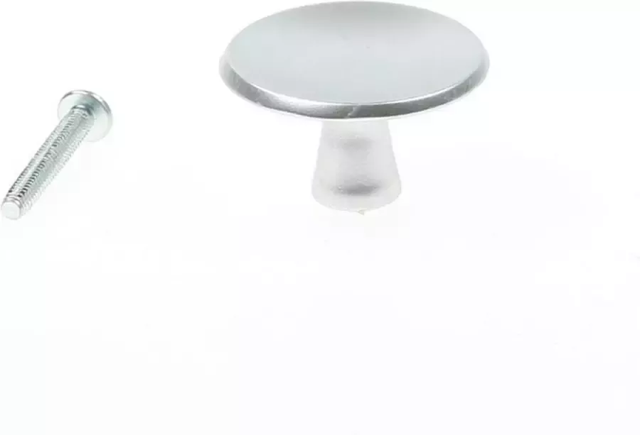 Hermeta Meubelknop alu naturel 3752-01 rond 35mm 1x4m