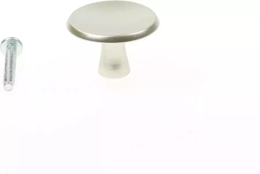 Hermeta Meubelknop rond aluminium 3751-02 30mm 1xm4