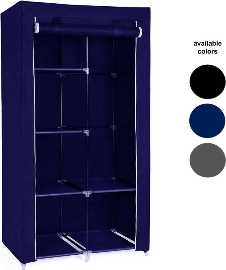 Herzberg HG-8010: Storage Wardrobe Small Black