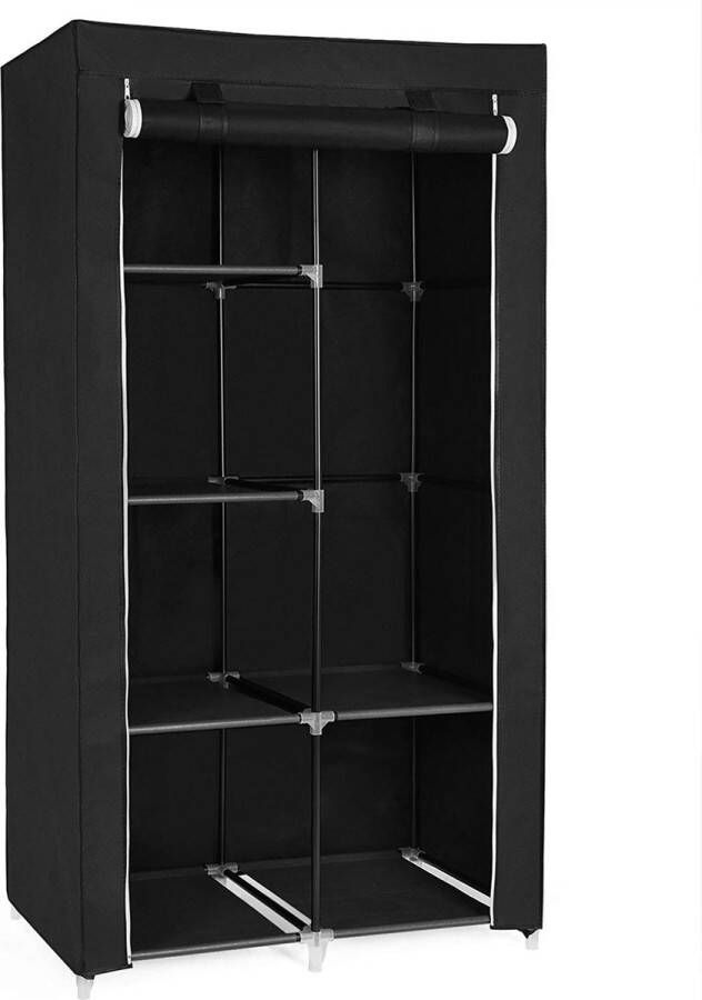 Herzberg HG-8010: Storage Wardrobe Small Black