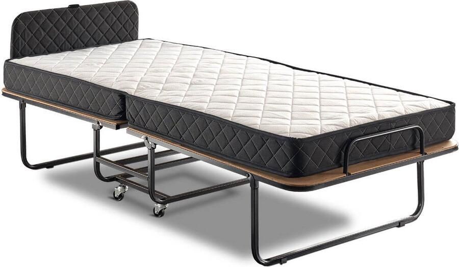 HesaGoods Luxe XL Logeerbed Vouwbed Luxe Matras Opklapbed Eenpersoonsbed Logeermatras Opvouwbaar