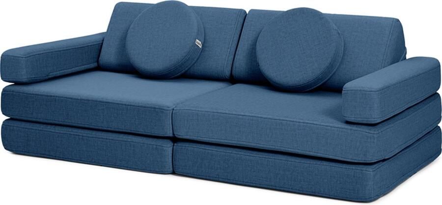 HeyShappy Shappy speelbank Mini Navy Blue speelbank kinderkamer kinder speelbank ultra plush modulaire speelbank voor kinderen originele Play Sofa