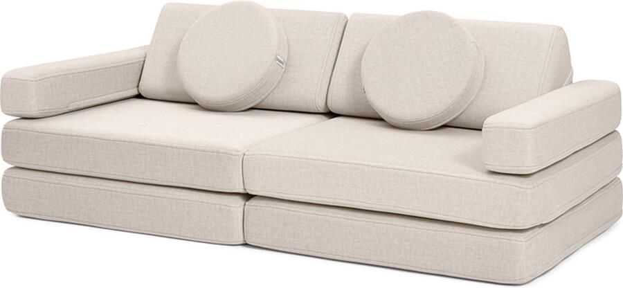 HeyShappy Shappy speelbank Mini Soft beige speelbank kinderkamer kinder speelbank ultra plush modulaire speelbank voor kinderen orginele Play Sofa