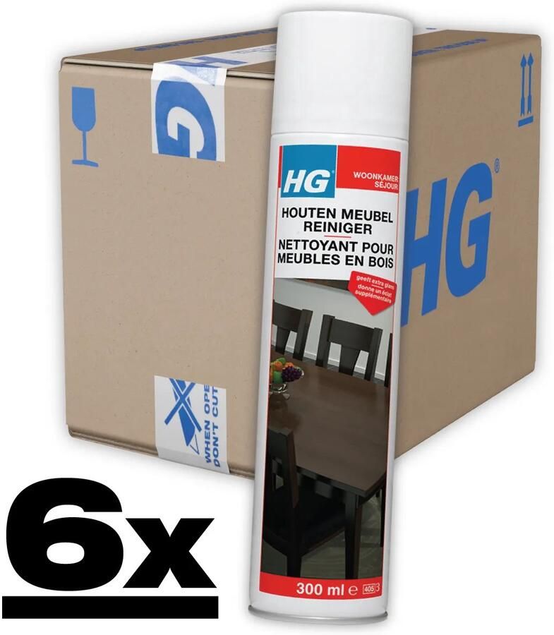 HG 6x Houten Meubel Reiniger 300 ml
