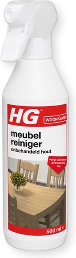 HG reiniger en beschermer voor onbehandelde houten meubels