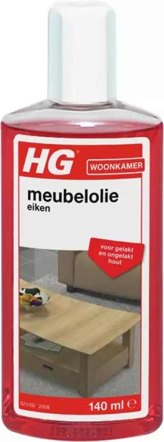 HG meubelolie eiken 125ml voor gelakt en ongelakt hout voor eiken mahonie en kersen - Foto 2