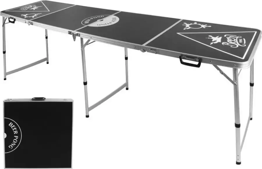 Hi Beerpong Tafel Opvouwbare en draagbaar 240x64x54 cm