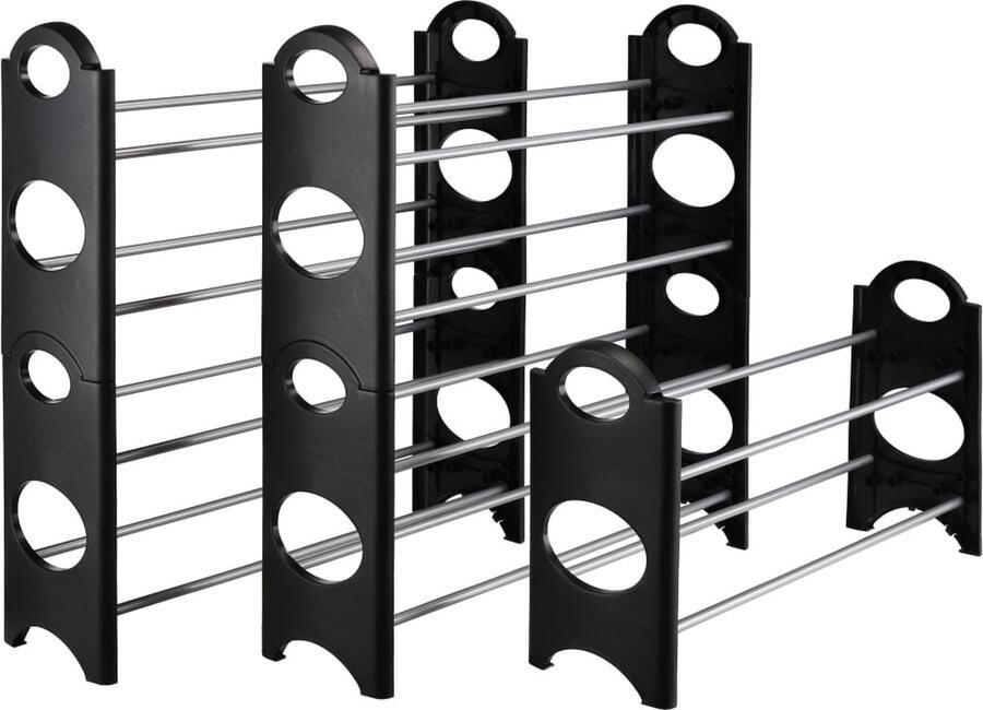 Hi Schoenenrek stapelbaar zwart