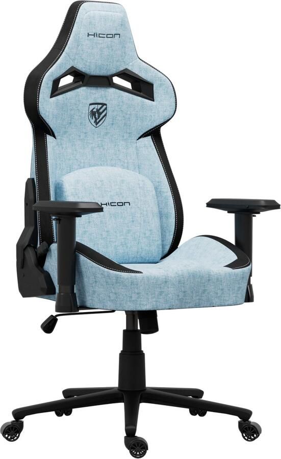 HICON Chairs Hyper Serie Striker Bureaustoel Stof – Ergonomische Bureaustoel voor Volwassenen – Luxe Comfort en Ademende Stof – Blauw