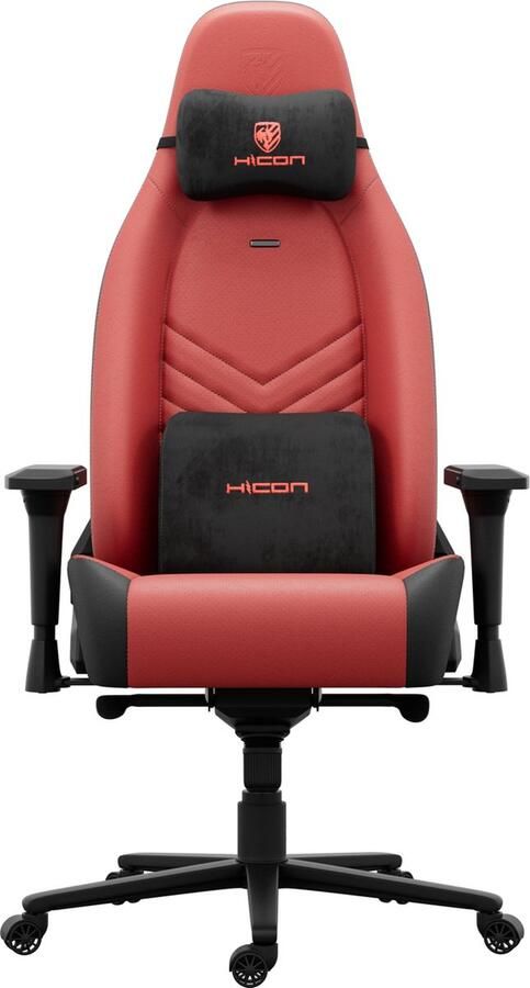 HICON Chairs Infinity Serie Maverick Ergonomische Bureaustoel – Luxe Bureaustoel voor Comfort en Ondersteuning tijdens Langdurig Gebruik Rood