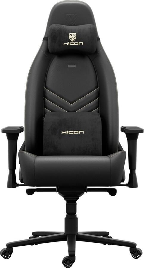 HICON Chairs Infinity Serie Maverick Ergonomische Bureaustoel – Luxe Bureaustoel voor Comfort en Ondersteuning tijdens Langdurig Gebruik Zwart