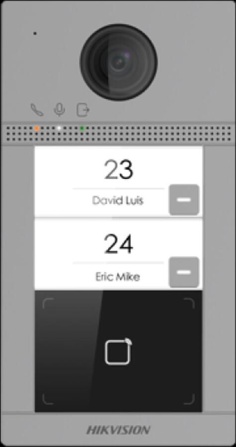 Hikvision DS-KV8213-WME1(C) – 2-knops Video Intercom Villa Deurstation