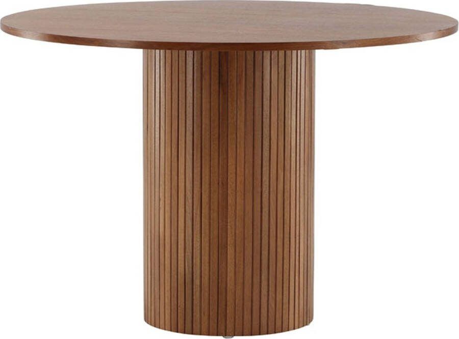 Hioshop Bianca eetkamertafel Ø110cm eik fineer. - Foto 2