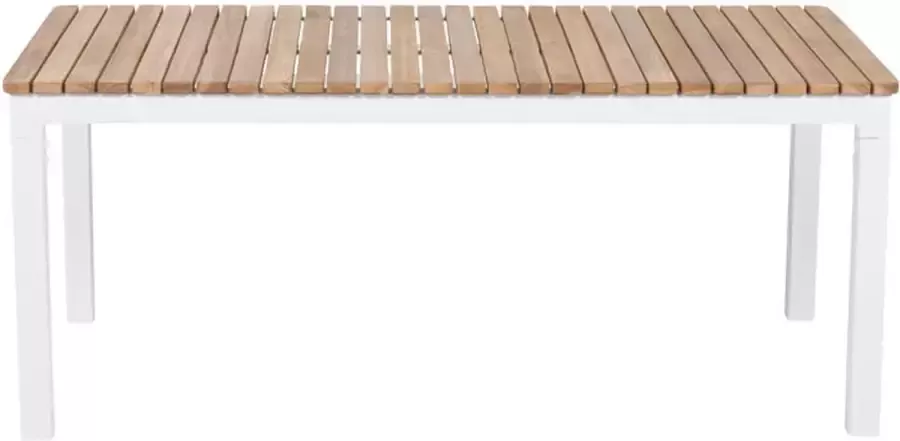 Hioshop Brasilia tuin salontafel wit teak.