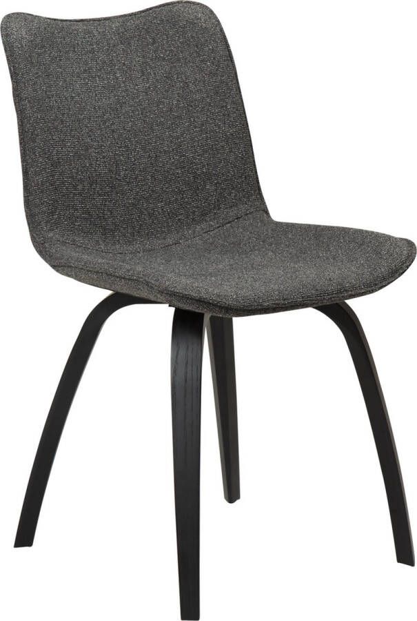 Hioshop Danform Glee eetkamerstoel zwart grijs