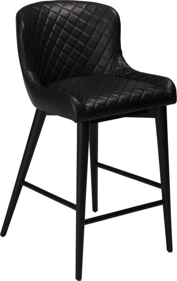 Dan-Form VETRO Counter Stool Vintage black art. leather with black stained oak legs - Foto 1
