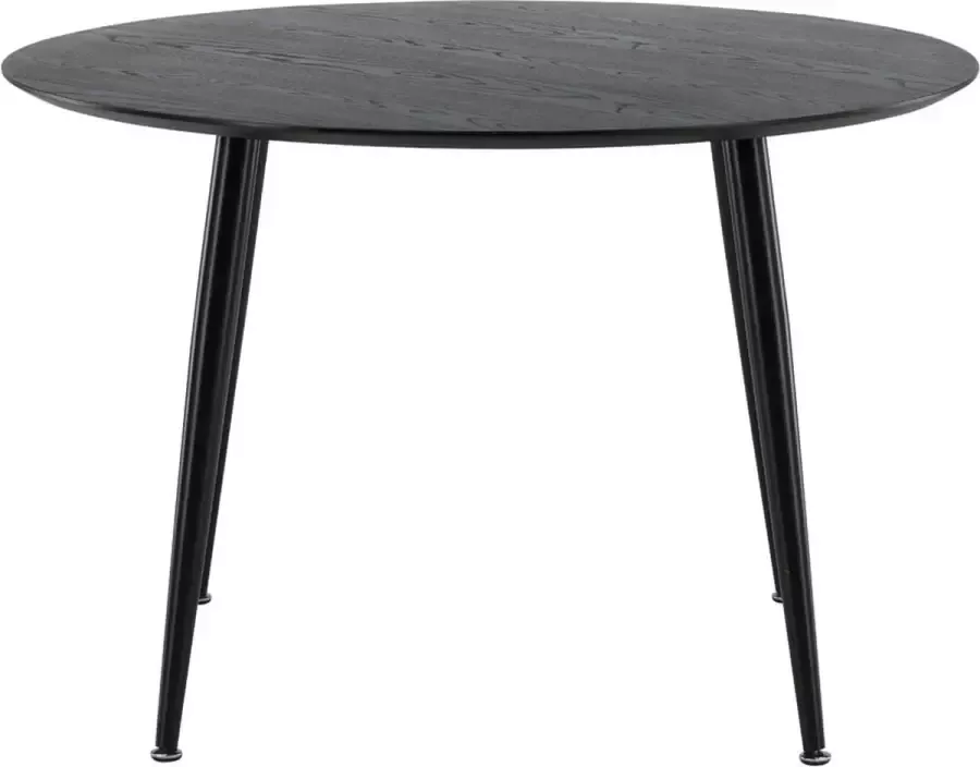Nohr Ronde Eettafel Shaindy MDF 115cm Zwart