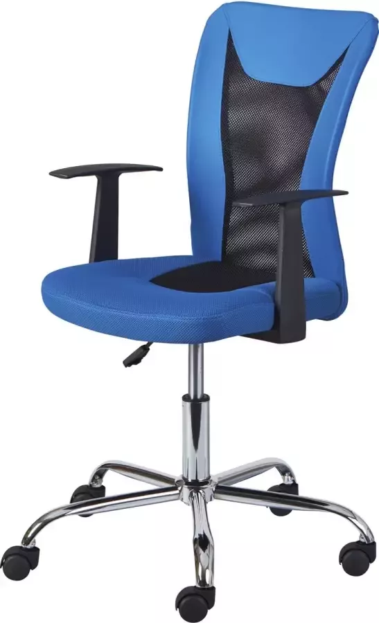 Hioshop Dons kantoorstoel blauw en zwart. - Foto 2
