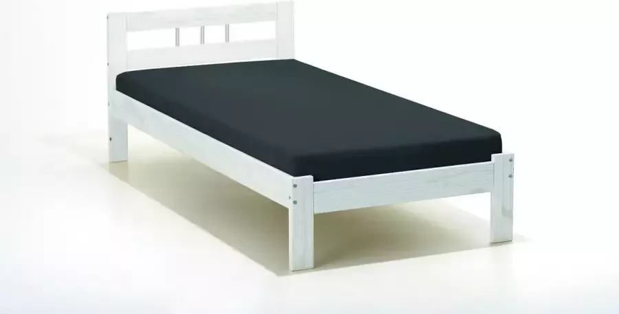 Hioshop Fank bed 90x200 cm wit