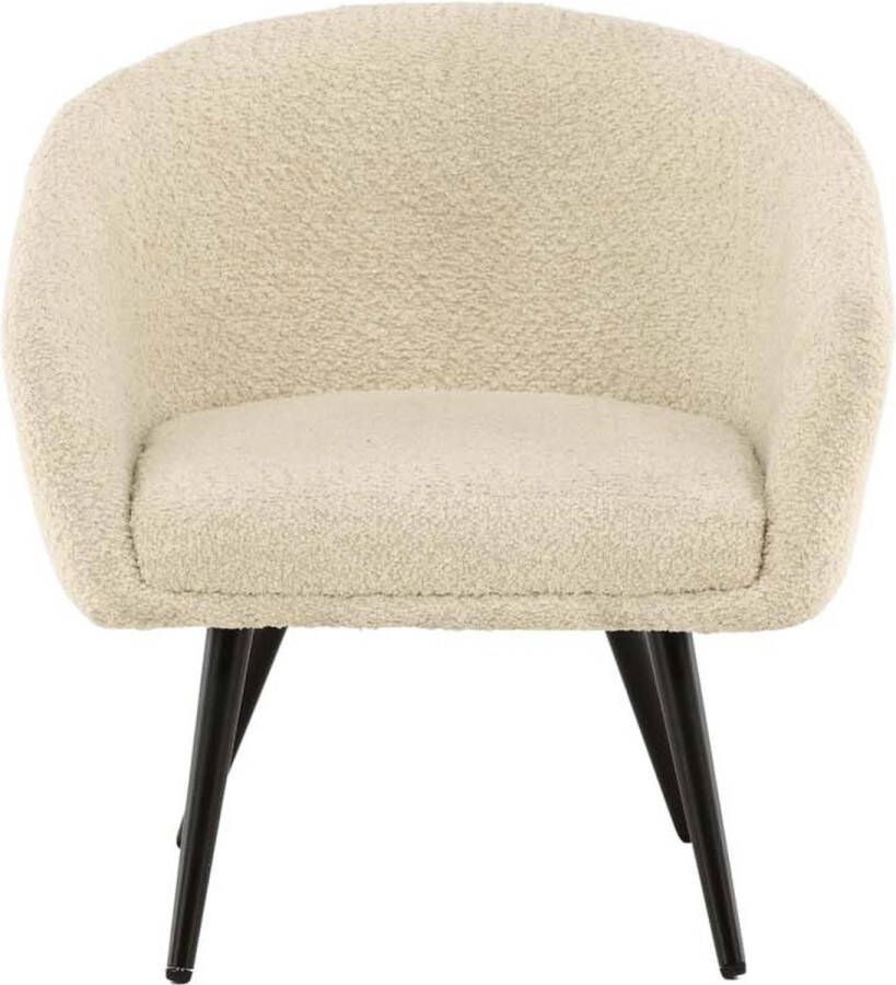 Hioshop Fluffy fauteuil aan kinderen wit. - Foto 1