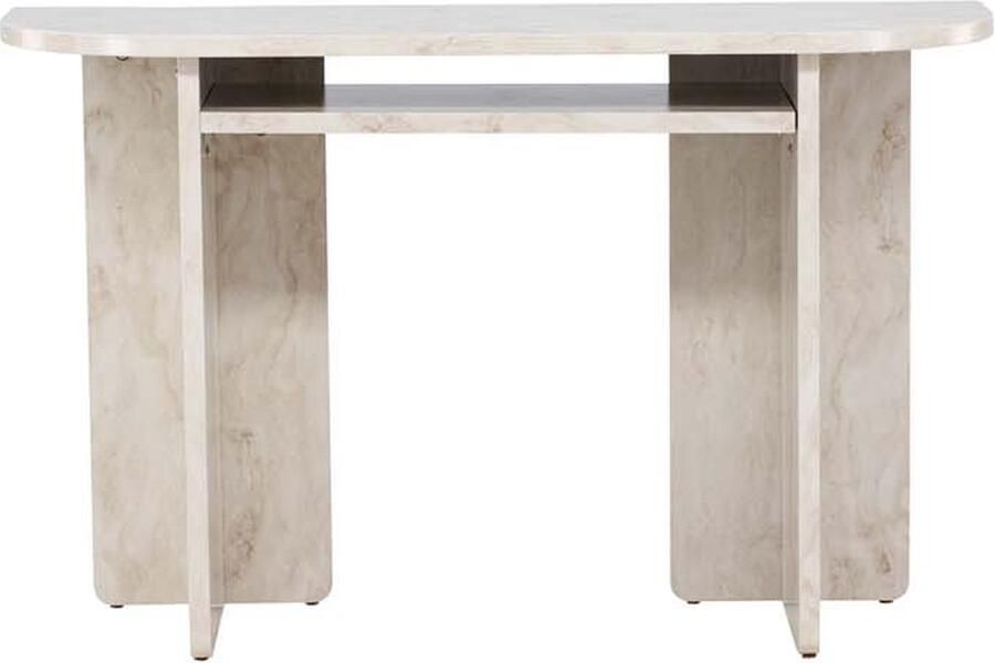Nohr Sidetable Jenelle Marmerlook 120cm beige