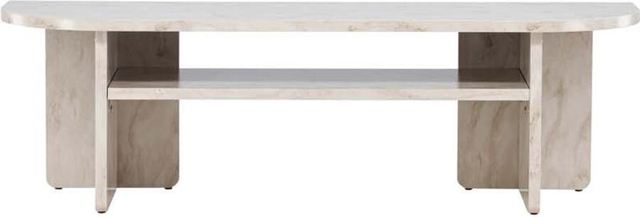 Nohr TV-meubel Jenelle MDF Marmerlook 140cm Beige