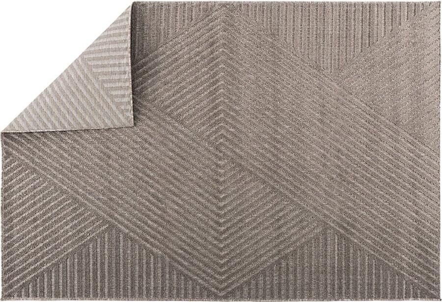 Hioshop Aron vloerkleed 200x290 cm bruin