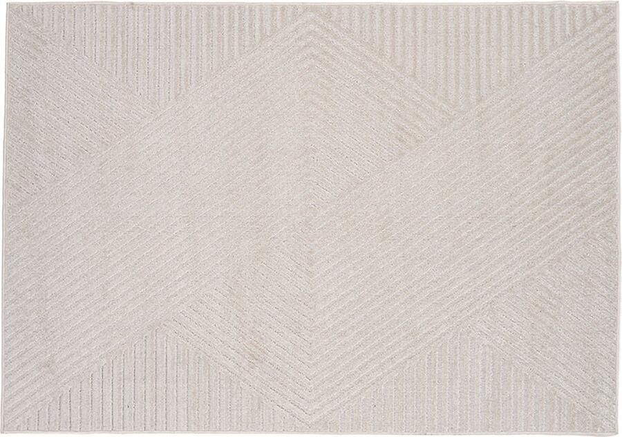 Hioshop Aron vloerkleed 340x240cm wit