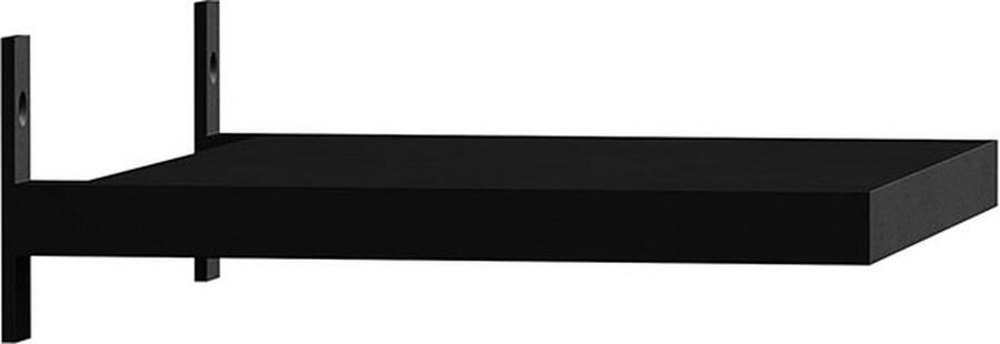 Hioshop Avignon nachtkastje 1 plank voor wandpaneel zwart