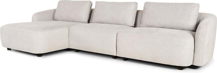 Hioshop Bergen 2-zits bank linksdraaiend beige