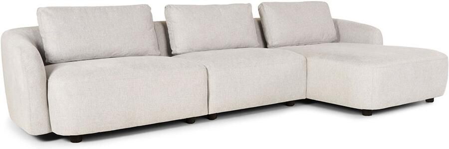 Hioshop Bergen 2-zits bank rechtsdraaiend beige