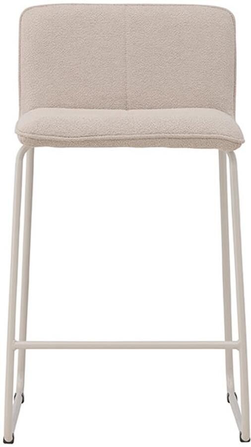 Nohr Barkruk Sheridan Bouclé Beige (zithoogte 65cm)