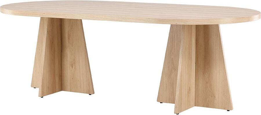 Nohr Ovale Eettafel Cynthiaann 230 x 115cm Whitewash Ovaal