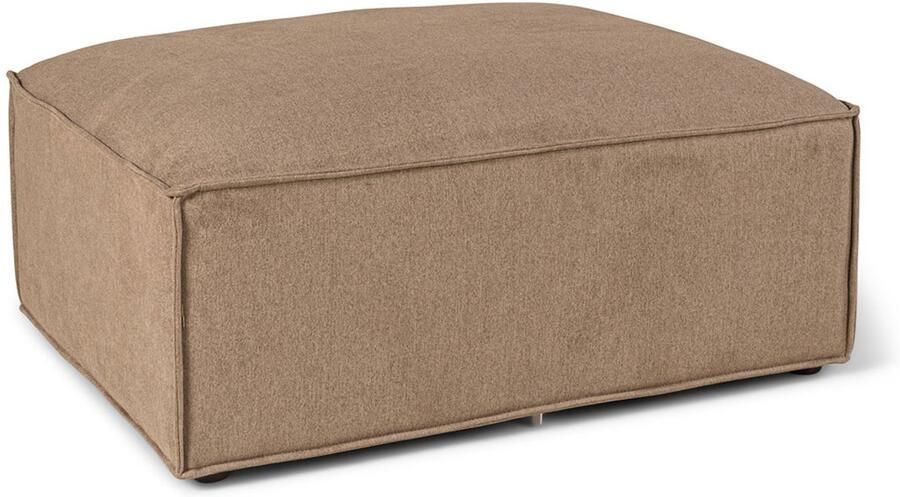 Hioshop Box poef beige bruin