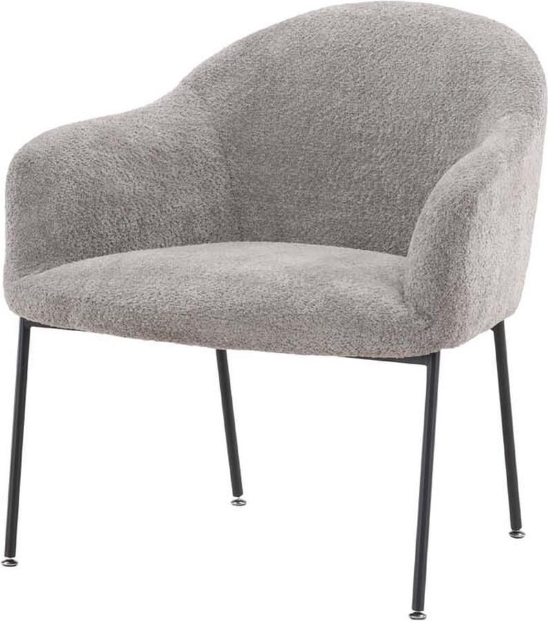 Venture Home Catania Fauteuil 80 x 88 x 85 Lichtgrijs