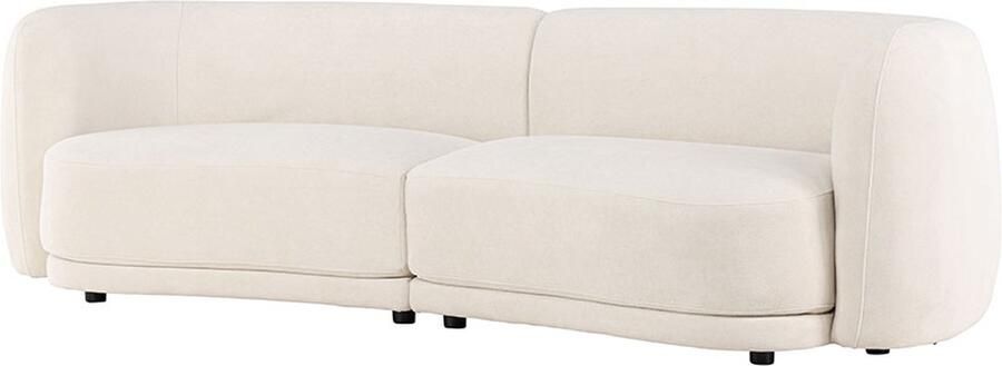 Nohr 3-zits Bank Macrina Organisch 268cm Beige